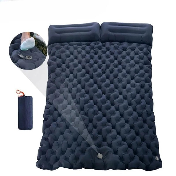 OpenAir™ Double air mattress with pillow and built-in pump