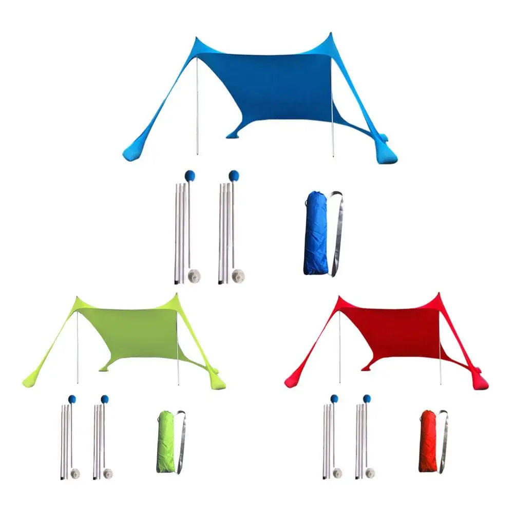 OpenAir™ Family Beach Sun Shade, with Sandbag Anchors, UPF50+UV