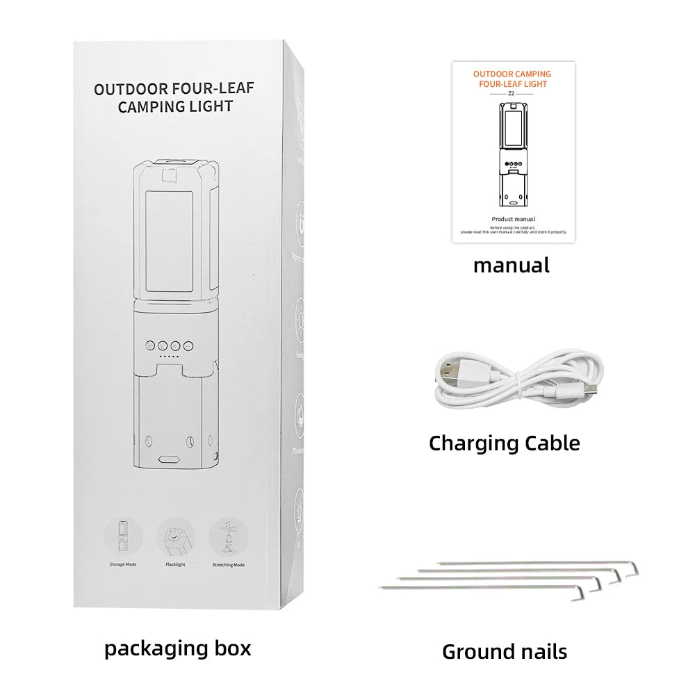 OpenAir™ Сamping lamp telescopic, folding, battery 14000 mAh