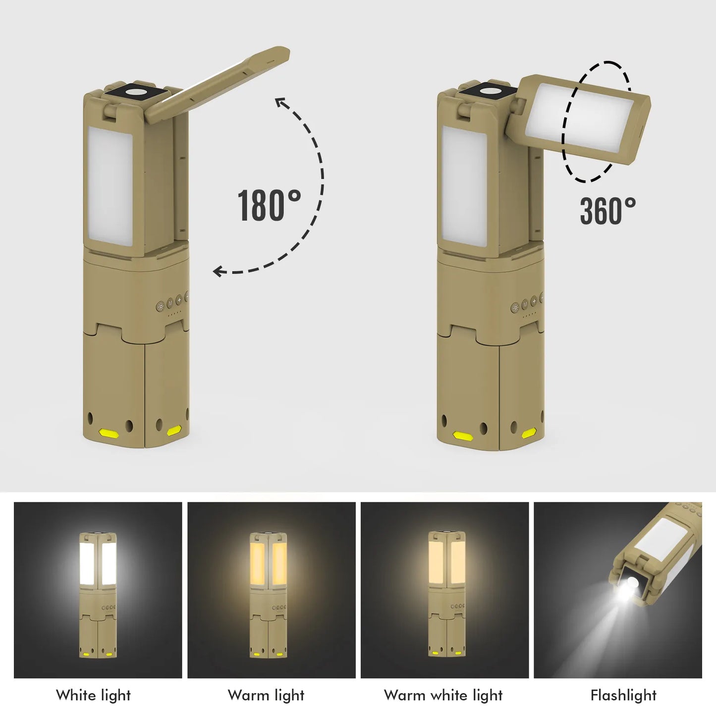 OpenAir™ Сamping lamp telescopic, folding, battery 14000 mAh