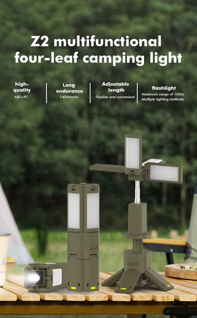 OpenAir™ Сamping lamp telescopic, folding, battery 14000 mAh