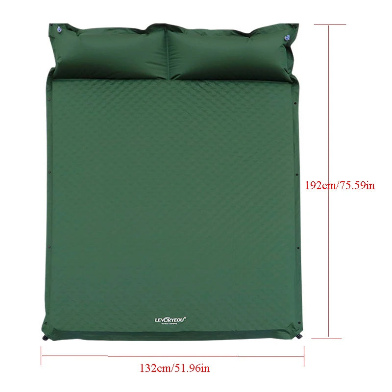 OpenAir™ Air mattress 2 + 1 with pillows 5 cm thick