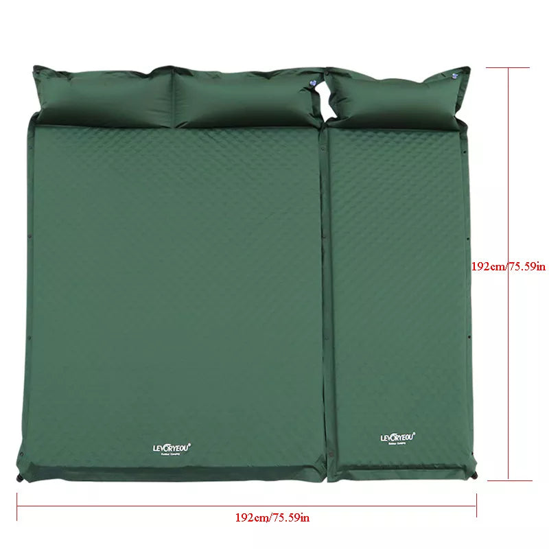 OpenAir™ Air mattress 2 + 1 with pillows 5 cm thick